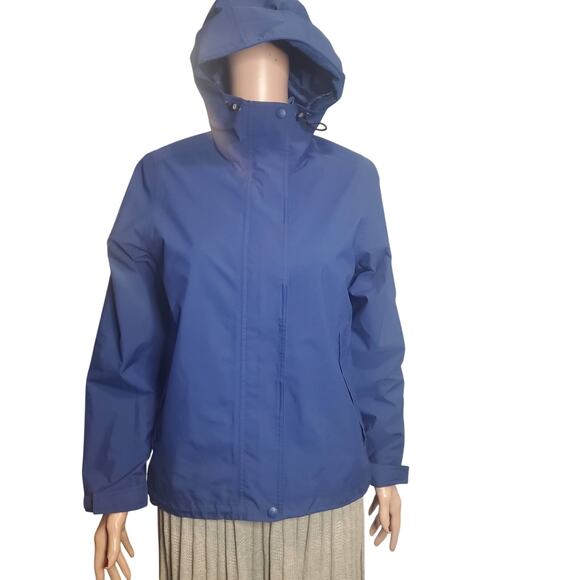 Vintage L.L. Bean Size XS/S/M Blue Jacket Gore-tex Hiking Outdoor Nylon Light - Picture 1 of 14